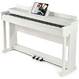 ♪ Powerful Educational Features - Record & playback mode enables you to record and then listen back to your performance. Standard, split, layer and lesson modes with 8 adjustable Reverb FX, 12 Chorus, perfect for interactive piano teaching. With head...