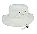 MG Men's Brushed Cotton Twill Aussie Side Snap Chin Cord Hat