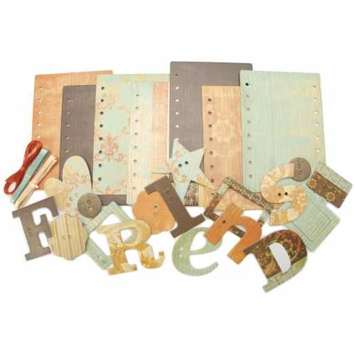 Cosmo Cricket Lacing Card Kits-Friends