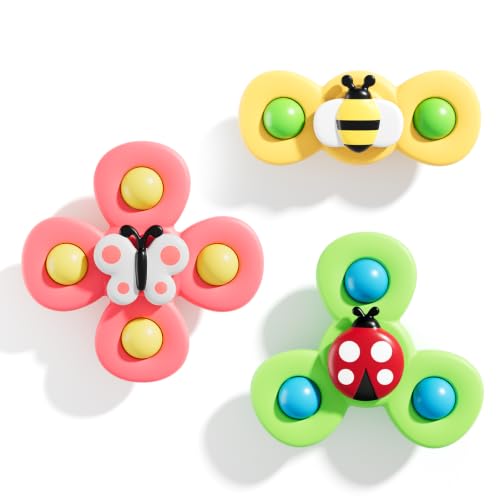 Suction cup spinner toys  Best Travel Toys For 1 Year Old