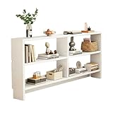 yurstcggh Mesa de Consola Estrecha Mesa Industrial Delgada 2 Estantes Consola Recibidor,Ideal para Colocar detrás de un sofá o Junto a la Cama en un Dormitorio 100×22×86cm