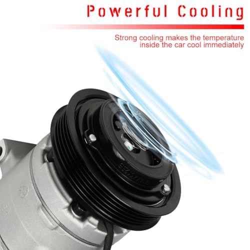 Image of CCIYU AC Compressor w /Clutch for Kia Optima L4 2.4L 1999-2006