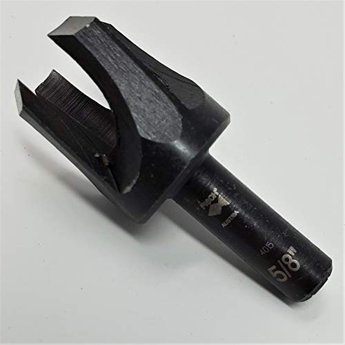 Fisch Tapered Plug Cutter (1/2") - Plug Cutter Drill Bit with Four Flute Design Ensures a Tight Plug - For Use with Both Soft and Hard Woods - Crafted from Tool Steel - FSE-095880 - Made in Austria