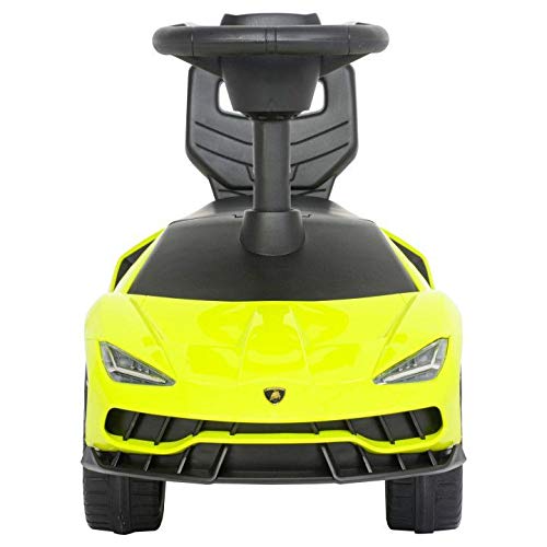 Eco Toys Lamborgini Rutschauto Lizenz Rutscher Kinderauto Kinderfahrzeug Rutschfahrzeug (Gelb/Fluo) – Bild 4
