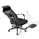Silla de Escritorio ergonómica giratoria para Oficina, Silla de computadora para el hogar, cómoda, Silla para Juegos, Silla de Oficina reclinable, Descanso para el Almuerzo en la Oficina.