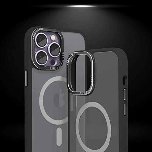 Image of eller sante Trans Armor MagPro for iPhone 14 Pro Case Cover, 6 Feet Drop, Metal Ring Camera Protection, Shockproof, Scratch Resistant, Slim, Compatible with MagSafe Back Cover - Black