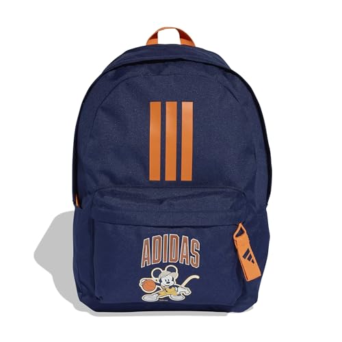 adidas Unisex - Bambini e ragazzi DISNEY MICKEY MOUSE BACKPACK, dark blue/Pure Orange, M
