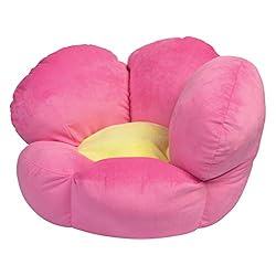 Trend Lab Children’s Plush Flower Character Chair Seating Kids Floral, Pink 21x19x19 Inch (Pack of 1)