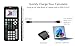 USB Power and Data Cable for Texas Instruments Calculators, TI-84 Plus CE, TI-84 Plus C Silver Edition, TI 89 Titanium, TI Nspire CX/TI Nspire CX CAS Graphing Calculators