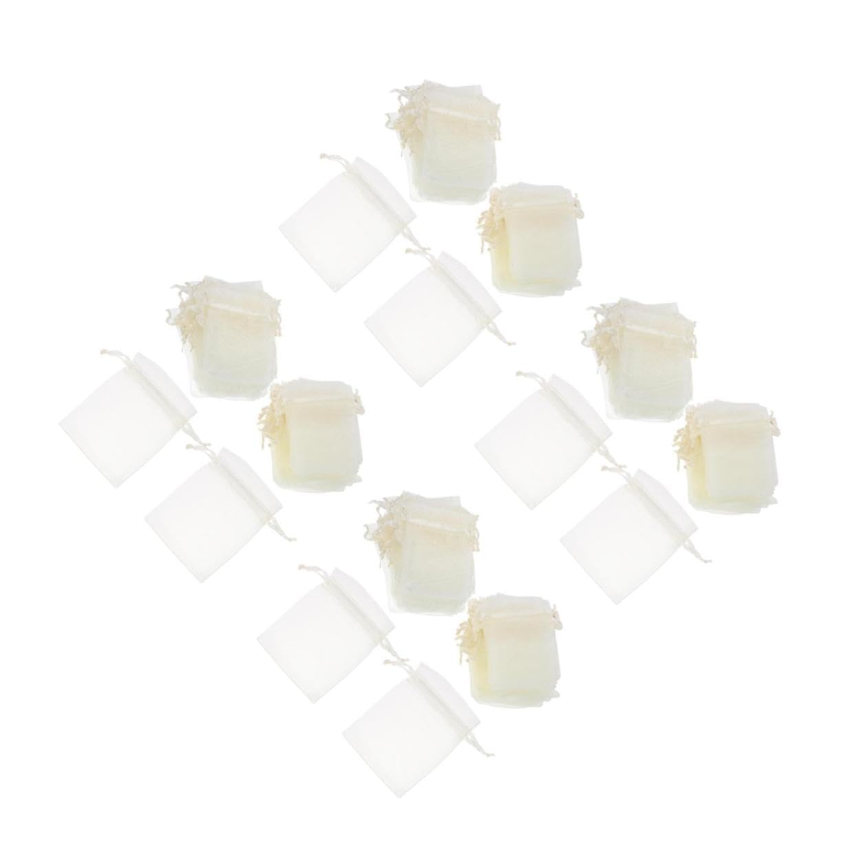 minkissy 400 Pz Sacchetto in Organza Borse Per Gioielli in Rete Con Coulisse Sacchetti Di Organza Sacchetti Di Caramelle Trasparenti Bustina Di Profumo Coulisse Per Borse in