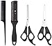 Produktbild Friseurschere 4Pcs Haarschneideschere Set Pinsel Kamm Haarstylist Schere Haarstyling Werkzeuge Für Shop Barber Home Black