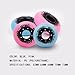 JHKJ 8 Pack Inline Wheels 62mm 64mm 68mm 70mm 72mm Hardness 80A Inline Replacement Wheels for Indoor Outdoor Pink and Blue,Pink,72mm