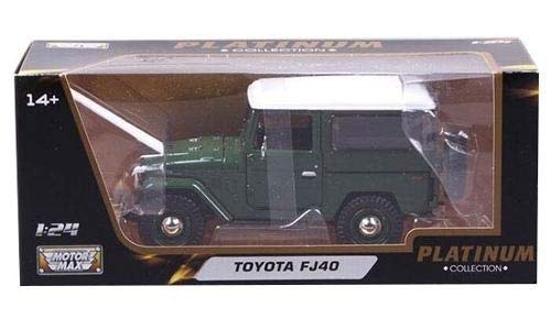 Miniatura Toyota FJ40 Verde Motormax 1/24