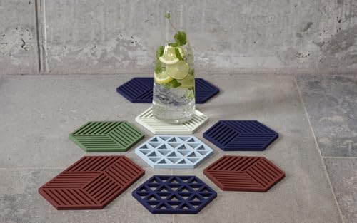 Zone Denmark Hexagon Topfuntersetzer Hitzebeständig, Silikon Untersetzer, Praktische und Dekorative Topf-Untersetzer, Spülmaschinenfest… – Ansicht 2