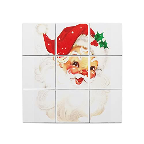 Carreaux céramique décoratifs au design rétro Santa Claus des années 50