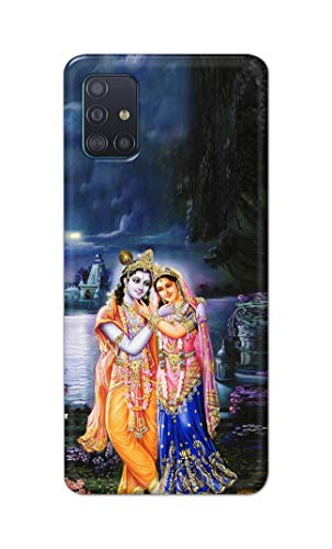 Image of Printed Hard Back Cover Case for Samsung Galaxy A71 | Samsung Galaxy A71S Back Cover (Radha Krishna) -1803