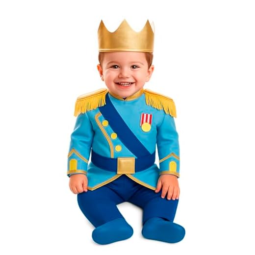 Disfraz Príncipe Azul Disney - bebé, 6 a 12 Meses (67-69 cm)