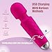 AImassa wand Portable Handheld Back Massager -Massage Tool to Relieve Neck and Shoulder Muscle Fatigue and Promote Relaxation (Rose Pink)