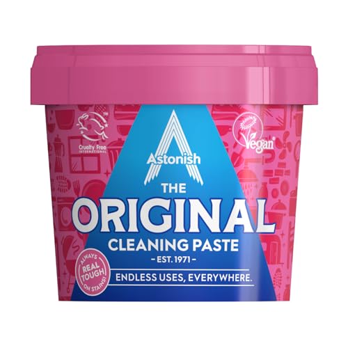 Astonish The Original Cleaning Paste, Multi-Purpose, No Harsh Chemicals, Mandarin & Peaches Scent, 500g