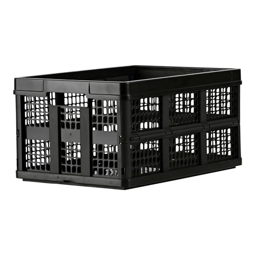 Universal 40015 Filing/Storage Tote Storage Box, Plastic, 20-1/8 x 14-5/8 x 10-3/4, Black