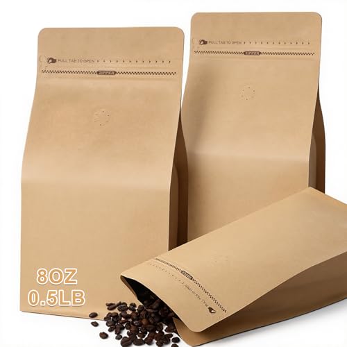 8 oz Foil Coffee Pouches with Valve