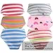 MLcnleS Colorful Doll Underwear Clothes Fits 11.5 Inch Dolls - Striped Flower Solid Color Random Pattern Elastic Doll Accessories 30 Piece