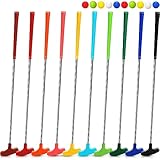 Libima 10 Pack Junior Golf Putter Golf Putters Bulk With 10 Practice Golf Balls For Men And Women Two Way Mini Golf Putter For Left And Right Handed Golfers For Kids Teenagers Adult (35 Inch)