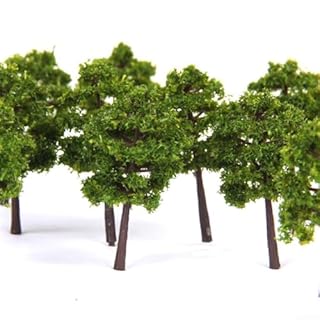 40PCS Plastic Model Tree, Model Trees Railroad Scenery For N Gauge Railway Building Scenery Layout DIY Model Landscape