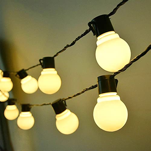 Luces solares LED G50 blancas 16 ft para exterior miniatura 5