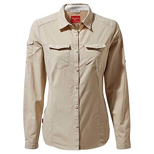 Craghoppers NosiLife Adventure II Langarmhemd Damen beige