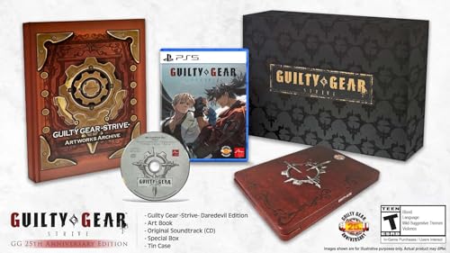 Guilty Gear Strive GG Édition 25e anniversaire PlayStation 5 cadeau geek
