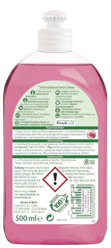 Image of Frosch Dishwashing Liquid - 500 ml (Raspberry)