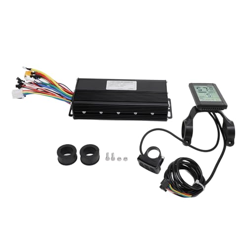 Electric Cycle Motor Controller Kit 40A 3 Mode Sinewave S830 Display Screen for 36V 48V 52V 1500W 2000W Brushless Motor Mountain Bike Conversion Aluminum Alloy ABS