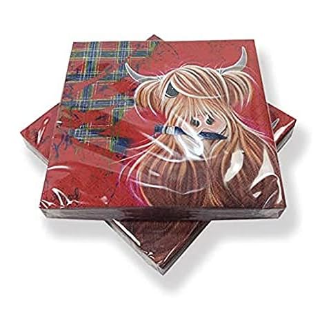 Scott Inness McMoos Tartan Paint Napkin 20-Pieces Cover
