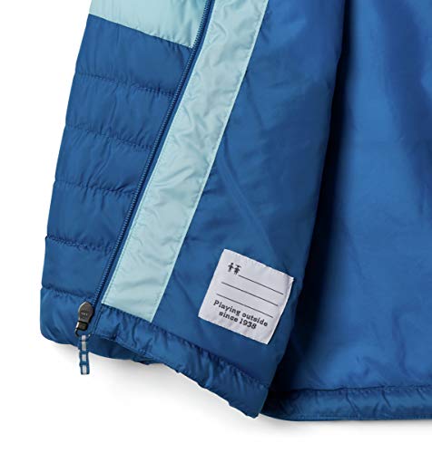 Columbia Jaqueta corta-vento com isolamento acolchoado Little Humphrey Hills para meninas, piscina e