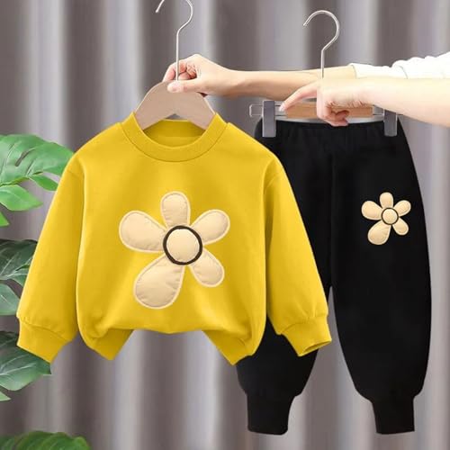 Outfits Tracksuits for Children Boy Girl Kawaii Crochet 2 Piece Knit Top Pants Outfits Sweatshirt Tracksuits Kid2