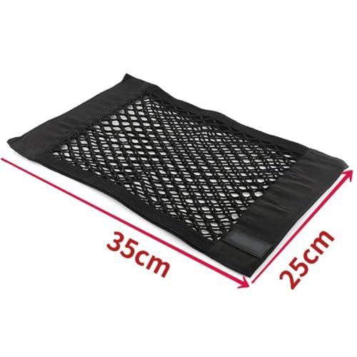 Filet de rangement élastique pour coffre évitant les objets qui glissent