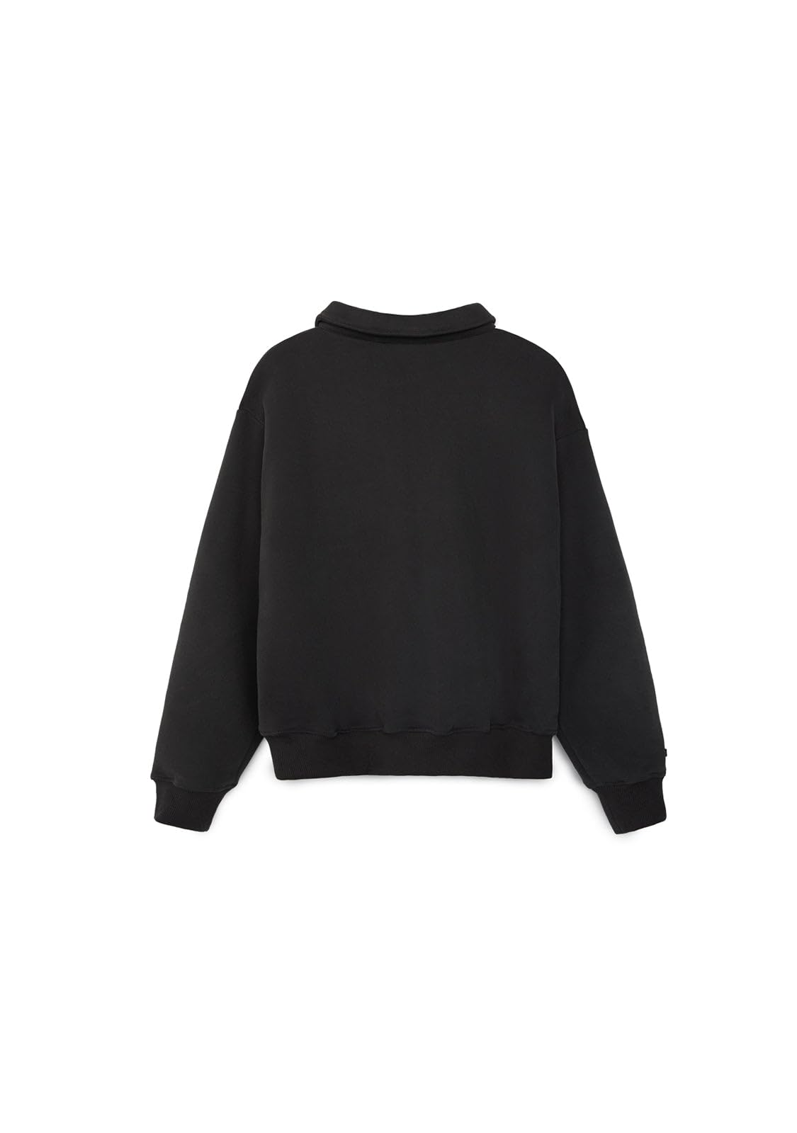 D.Franklin Sudadera Mujer Cropped Estilo Polo Rugby Antracita