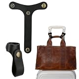 Leather Luggage Strap for Carry On Bag,Travel Belt,Suitcase Strap,Luggage Connector Straps,Luggage Accessories for Attaching Bags,Straps for Tote Bag,Trolley Holder for Carry on.(2Pcs)
