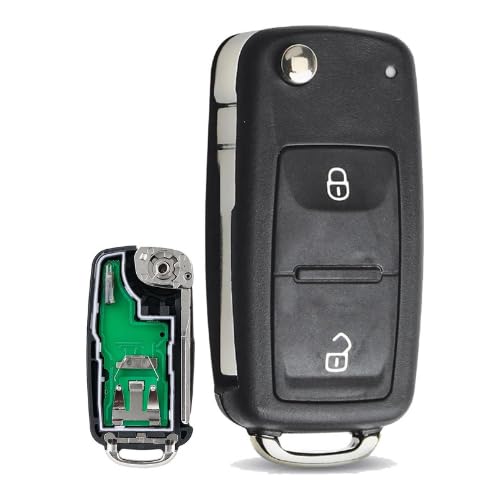 Image of MSKEYZ For 5K0837202AD 2 Buttons VW Remote key For Amarok Key Polo Key Volkswagen Transporter Key Fob VW Golf Remote Key 48 Chip 433MHZ/434MHZ