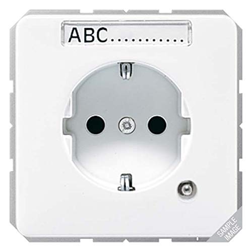 Prise Schuko Jung 1520 BFNAKO O orange 16A 250V encastrable pour installation électrique