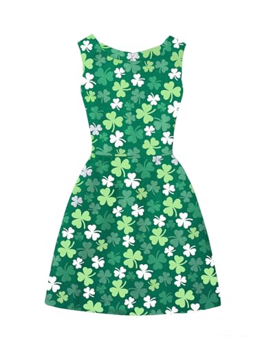 21KIDS Girls Kids Casual Dress Paint Butterfly Rose Animal Fall Sleeveless Dresses