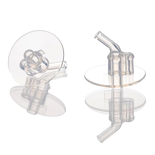 Replacement Straws for Thermos Funtainer 12 Ounce Bottle(F401), 8 Sets(8 pcs Silicone Sipper Straws, 8 pcs Silicone Straw stems and 2pcs Straw Cleaning Brushes)