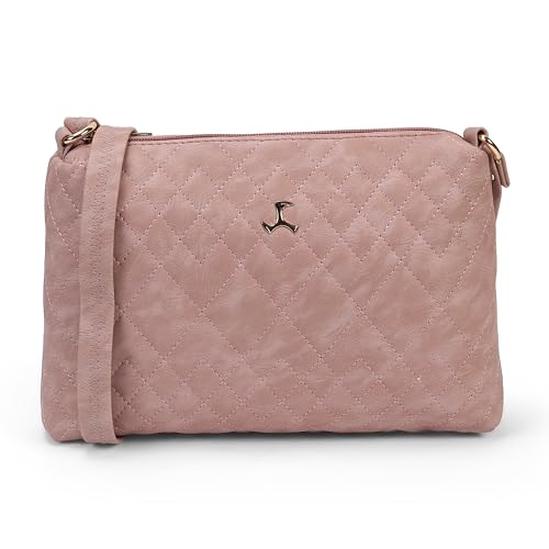 Image of Mochi Women Casual PU Soft Body Zipper closure Quilted Sling Bag