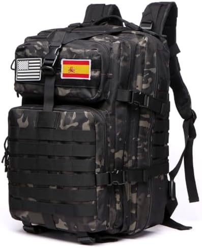 Mochila Tática 50 Litros con Sistema Molle - Gran Capacidad Milit...