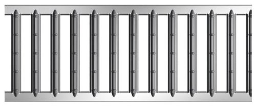 Preisvergleich Produktbild ACO Self® Stegrost Stahl verzinkt 50 cm (Länge)