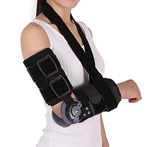 ZYZ.ZZ Supporto per Il Gomito dell'arto Superiore Supporto in Metallo Regolabile ortesi di contenimento del Braccio Protezione per frattura del Braccio