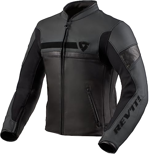 Veste en cuir de moto Revit Mile contre le vent froid 46