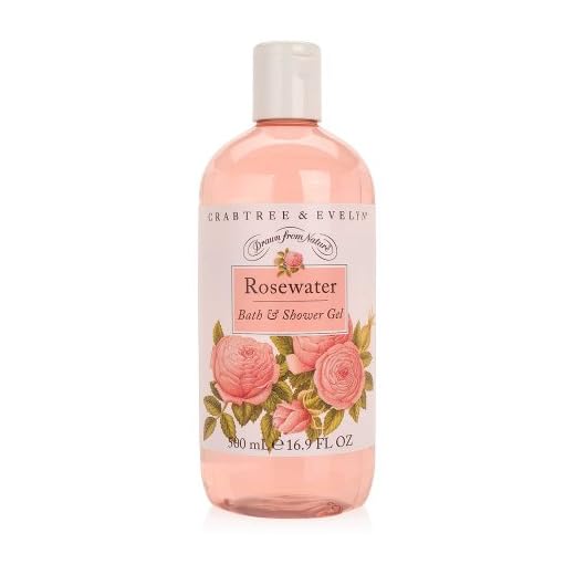 Crabtree & Evelyn Rosewater Bath & Shower Gel 500ml
