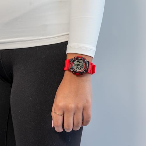 Miykon Womens Sports Digital Watch - Lightweight Shockproof, Super Illuminator, Stopwatch and Timer, Alarm, Dual Time, 24hr Military Time, 100M Water Resistant4